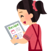 タブレットでレシピを見る人